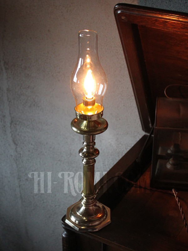 アンティーク ローマンランプ 卓上ランプ - 照明、電球
