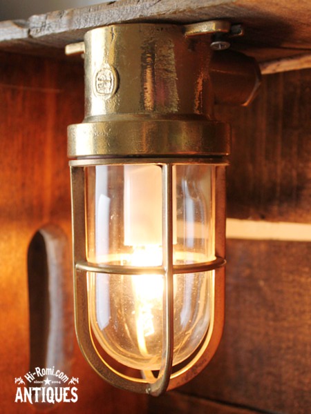レトロ船灯　アンティーク　ランプ